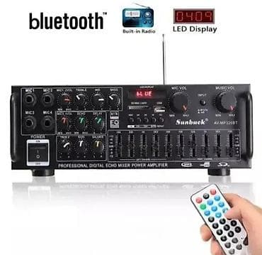 Bluetooth kvalitetno pojačalo za karaoke – Top model AKCIJA na lalafo.rs — 2 Bluetooth kvalitetno pojačalo za karaoke – Top model AKCIJA — 2