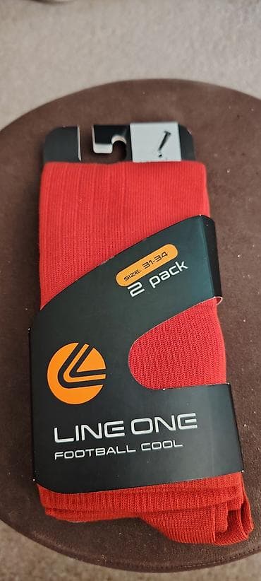 LINE ONE Football Cool – crvene fudbalske štucne - Pakovanje: 2 pack na lalafo.rs — 1 LINE ONE Football Cool – crvene fudbalske štucne - Pakovanje: 2 pack — 1