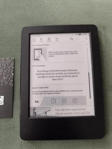 Kindle Basic 7. Generacije 4GB (staje 2-3000 knjiga)WifiOvo je model na lalafo.rs — 2 Kindle Basic 7. Generacije 4GB (staje 2-3000 knjiga)WifiOvo je model — 2