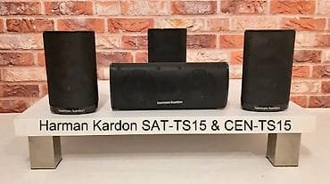 Očuvani zvučnici marke Harman Kardon SAT-TS15 &CEN-TS15 Komplet na lalafo.rs Očuvani zvučnici marke Harman Kardon SAT-TS15 &CEN-TS15 Komplet