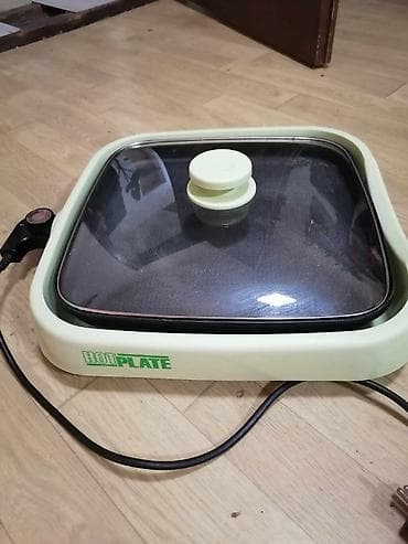 Električni višenamenski tiganj/roštilj „Hot Plate“ sa poklopcem - na lalafo.rs — 1 Električni višenamenski tiganj/roštilj „Hot Plate“ sa poklopcem - — 1