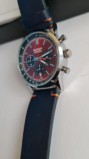 HONMIN HM8009 muški ručni sat – hronograf - Kućište: polirani metal na lalafo.rs — 4 HONMIN HM8009 muški ručni sat – hronograf - Kućište: polirani metal — 4