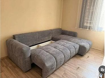 Table bases: Ugaona garnitura sa ležajem i sandukom za odlaganje - Moderan L‑oblik at lalafo.rs — 4 Table bases: Ugaona garnitura sa ležajem i sandukom za odlaganje - Moderan L‑oblik — 4