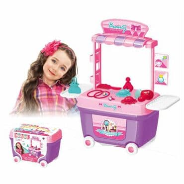 Dečiji setovi za ulepšavanje: Dečiji set – Prenosivi kozmetički/beauty kolica set za igru - na lalafo.rs — 1 Dečiji setovi za ulepšavanje: Dečiji set – Prenosivi kozmetički/beauty kolica set za igru - — 1