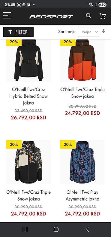 Zovite na br.tel.ako vas nešto interesuje 0638596300 O’Neill na lalafo.rs — 10 Zovite na br.tel.ako vas nešto interesuje 0638596300 O’Neill — 10