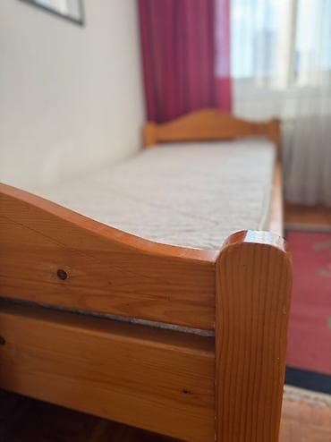 Drveni krevet 190x90cm – od punog drveta, stabilan i kvalitetan! na lalafo.rs — 4 Drveni krevet 190x90cm – od punog drveta, stabilan i kvalitetan! — 4