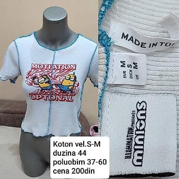 Koton ženska majica sa Minions printom “Motivation Optional”. - na lalafo.rs — 1 Koton ženska majica sa Minions printom “Motivation Optional”. - — 1