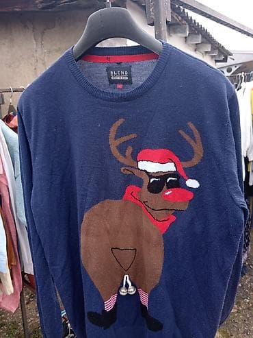 Muški novogodišnji džemper Blend (Dusty Blue) – veličina L. Tamnoplava na lalafo.rs Muški novogodišnji džemper Blend (Dusty Blue) – veličina L. Tamnoplava