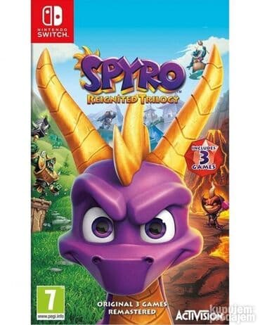Neotpakovano, u fabrickom celofanu. Spyro Reignited Trilogy - za at lalafo.rs Neotpakovano, u fabrickom celofanu. Spyro Reignited Trilogy - za