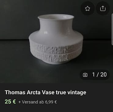 Vases and pots: Vazica nova 1959 do 1977god Thomas porcelan Nemacka. Vazica po at lalafo.rs — 2 Vases and pots: Vazica nova 1959 do 1977god Thomas porcelan Nemacka. Vazica po — 2