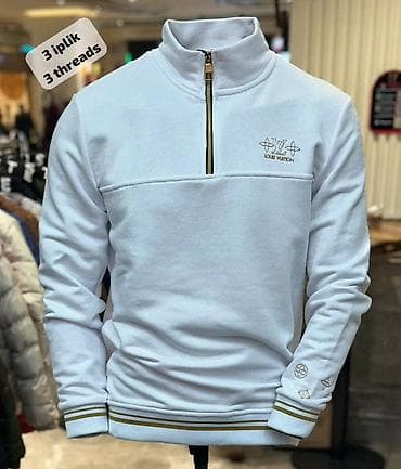 Workwear: Sweatshirt, 2XL, Louis Vuitton, color - Blue, With a zipper at lalafo.rs — 2 Workwear: Sweatshirt, 2XL, Louis Vuitton, color - Blue, With a zipper — 2