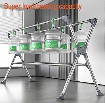 Stalak za sušenje veša sa teleskopskim šipkama. Stalak je dugačak 200 na lalafo.rs — 3 Stalak za sušenje veša sa teleskopskim šipkama. Stalak je dugačak 200 — 3