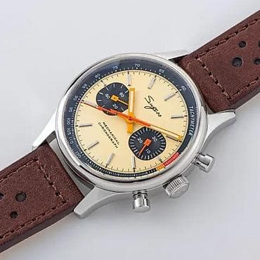 Sugess Chrono Heritage S387 - Bež - 40mm (SeaGull ST1901) na lalafo.rs — 9 Sugess Chrono Heritage S387 - Bež - 40mm (SeaGull ST1901) — 9