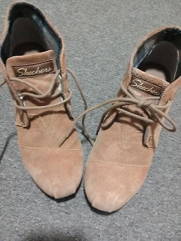 Skechers ženske cipele na pertlanje – braon/peščana boja - Gornjište na lalafo.rs — 1 Skechers ženske cipele na pertlanje – braon/peščana boja - Gornjište — 1