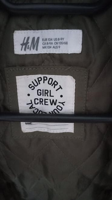 H&M dečija zimska parka jakna - Boja: maslinasto zelena - Model na lalafo.rs — 5 H&M dečija zimska parka jakna - Boja: maslinasto zelena - Model — 5