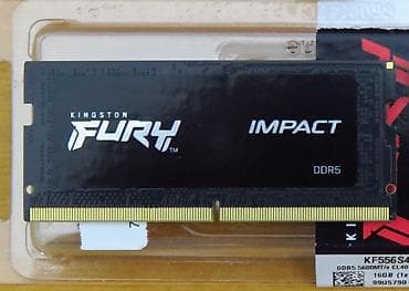 KINGSTON FURY Impact 16GB DDR5 5600 KF556S40IB-16 SO-DIMM Laptop Ram na lalafo.rs — 1 KINGSTON FURY Impact 16GB DDR5 5600 KF556S40IB-16 SO-DIMM Laptop Ram — 1