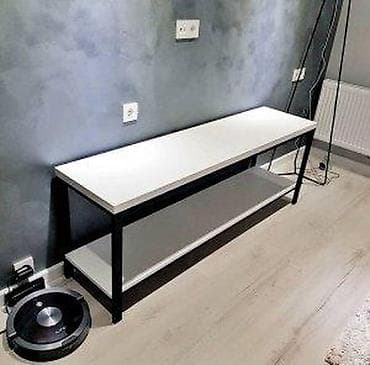 Antique Console Tables: TV POLICA WHITE BLACK | Kontakt telefon 06******** Viber 06******** at lalafo.rs — 1 Antique Console Tables: TV POLICA WHITE BLACK | Kontakt telefon 06******** Viber 06******** — 1