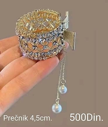 PRELEPA NOVA KVALITETNA METALNA ŠNALA ZA VISOKI REP SA CIRKONIMA I at lalafo.rs — 1 PRELEPA NOVA KVALITETNA METALNA ŠNALA ZA VISOKI REP SA CIRKONIMA I — 1