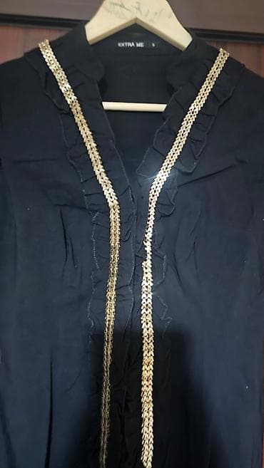 zenske broj: Crna ženska košulja sa dugim rukavima, brend EXTRA ME, veličina S at lalafo.rs — 2 zenske broj: Crna ženska košulja sa dugim rukavima, brend EXTRA ME, veličina S — 2