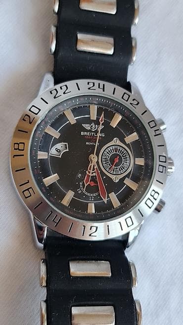 Breitling Bentley ručni sat, automatski hronograf - Kućište od na lalafo.rs — 1 Breitling Bentley ručni sat, automatski hronograf - Kućište od — 1