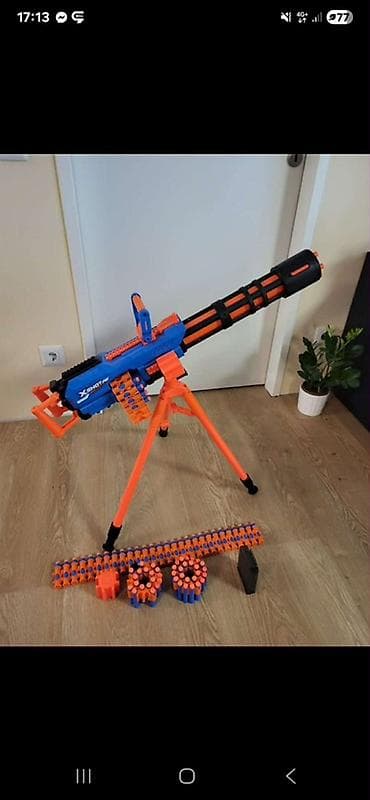 X-Shot rotacioni blaster na postolju (Gatling stil) – set sa mnogo na lalafo.rs X-Shot rotacioni blaster na postolju (Gatling stil) – set sa mnogo