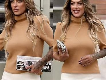 Women's Sweaters, Cardigans: 💫Ženski džemper sa rol-kragnom i kratkim rukavima (3/4 dužina). 1900 at lalafo.rs — 1 Women's Sweaters, Cardigans: 💫Ženski džemper sa rol-kragnom i kratkim rukavima (3/4 dužina). 1900 — 1