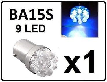 kom sa etiketom: BA15S LED sijalica – 9 LED dioda (plavo svetlo) - Tip grla: BA15S at lalafo.rs — 2 kom sa etiketom: BA15S LED sijalica – 9 LED dioda (plavo svetlo) - Tip grla: BA15S — 2