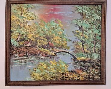 Art & Collectibles: Umetnička slika na platnu – “Pejzaž prirode” - Autor: Vasić at lalafo.rs — 1 Art & Collectibles: Umetnička slika na platnu – “Pejzaž prirode” - Autor: Vasić — 1