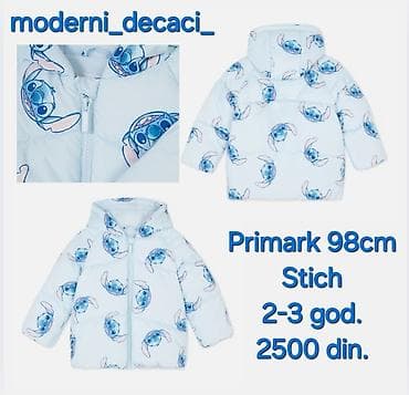 Primark Stich 98cm
Nova jakna
Vodonepropusna,izuzetno topla at lalafo.rs — 2 Primark Stich 98cm
Nova jakna
Vodonepropusna,izuzetno topla — 2