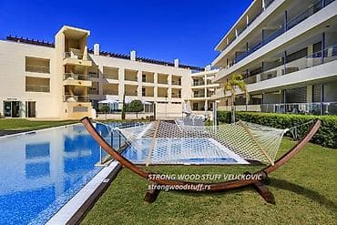 Ležaljka sa drvenim postoljem i mrežastom površinom za ležanje na lalafo.rs — 4 Ležaljka sa drvenim postoljem i mrežastom površinom za ležanje — 4