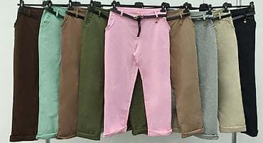 Ženske elegantne pantalone sa kaišem - Kroj: ravne nogavice sa na lalafo.rs — 2 Ženske elegantne pantalone sa kaišem - Kroj: ravne nogavice sa — 2