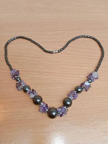 Ogrlica od Hematita i Ametista Ogrlica od Hematita i Ametista at lalafo.rs — 3 Ogrlica od Hematita i Ametista Ogrlica od Hematita i Ametista — 3