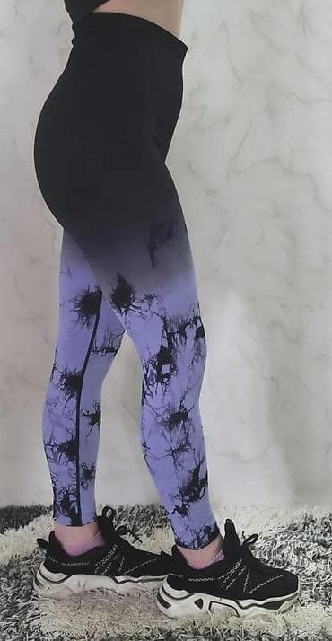 Leggings, Bike shorts: Ženske sportske helanke – visok struk - Model: duge helanke sa at lalafo.rs — 2 Leggings, Bike shorts: Ženske sportske helanke – visok struk - Model: duge helanke sa — 2