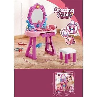 Dečiji toaletni stočić “Dressing Table” sa ogledalom i stolicom - Set na lalafo.rs Dečiji toaletni stočić “Dressing Table” sa ogledalom i stolicom - Set