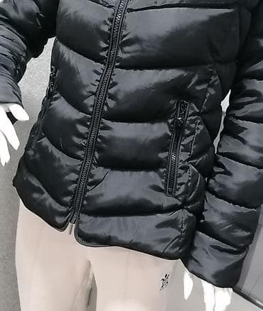 Ženska zimska jakna sa kapuljačom i krznom - Boja: crna - Kroj na lalafo.rs — 5 Ženska zimska jakna sa kapuljačom i krznom - Boja: crna - Kroj — 5