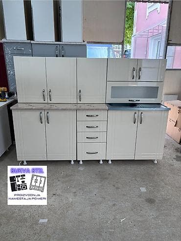 Kuhinjski elementi – komplet visećih i donjih elemenata sa radnim na lalafo.rs — 9 Kuhinjski elementi – komplet visećih i donjih elemenata sa radnim — 9