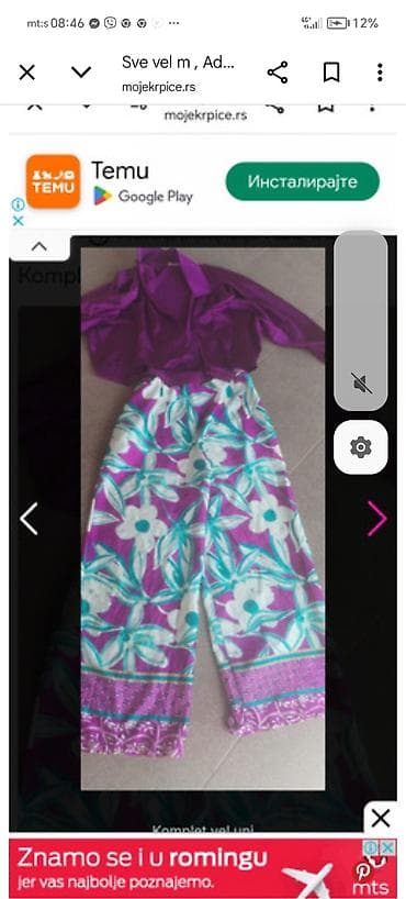 bermude teksas br: Lot odeće – ženska garderoba, veličina M - Dve kombinacije kompleta at lalafo.rs — 1 bermude teksas br: Lot odeće – ženska garderoba, veličina M - Dve kombinacije kompleta — 1