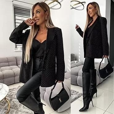 ✨Elegantni ženski blejzer sa sitnim sjajnim tačkicama 2500 din uni na lalafo.rs — 1 ✨Elegantni ženski blejzer sa sitnim sjajnim tačkicama 2500 din uni — 1