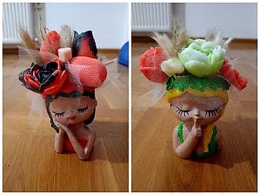 Ručno rađene dekorativne figurice „devojčice sa cvećem“od mirišljavih na lalafo.rs — 1 Ručno rađene dekorativne figurice „devojčice sa cvećem“od mirišljavih — 1