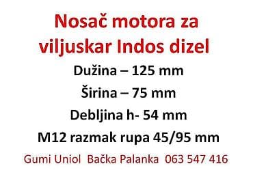 Nosač motora za viljuškar Indos dizel - Tip: gumeno‑metalni at lalafo.rs — 2 Nosač motora za viljuškar Indos dizel - Tip: gumeno‑metalni — 2