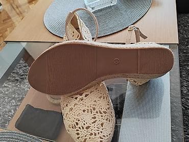 Ženske espadrile bež boje sa platformom, ukrašene heklanom čipkom at lalafo.rs — 5 Ženske espadrile bež boje sa platformom, ukrašene heklanom čipkom — 5