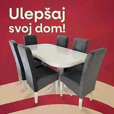 🍽 Trpezarijski Sto i Stolice 4 – Kvalitetan Set za Vaš Dom! ✨ Spoj na lalafo.rs 🍽 Trpezarijski Sto i Stolice 4 – Kvalitetan Set za Vaš Dom! ✨ Spoj