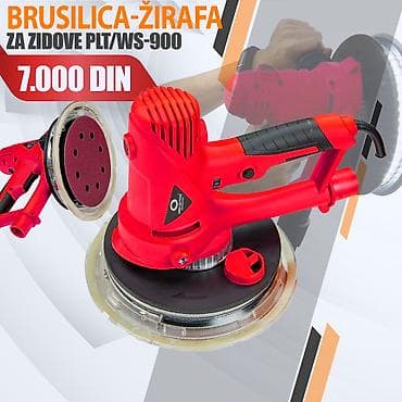 Electric Power Tools: Brusilica „Žirafa“ za zidove PLT/WS-900 - Električna zidna brusilica at lalafo.rs — 1 Electric Power Tools: Brusilica „Žirafa“ za zidove PLT/WS-900 - Električna zidna brusilica — 1
