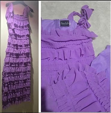 Haljinica boje lila 💜 Dugacka, sa karnerima sa obe strane, ljubičasta na lalafo.rs — 3 Haljinica boje lila 💜 Dugacka, sa karnerima sa obe strane, ljubičasta — 3