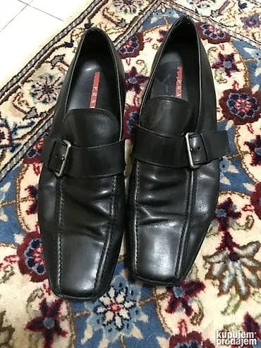 Original PRADA kozne cipele 46. ( 12 ) 100% Box koza Djon guma na lalafo.rs — 1 Original PRADA kozne cipele 46. ( 12 ) 100% Box koza Djon guma — 1