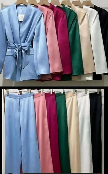 Ženski elegantni komplet – sako + pantalone - Krojen set sa na lalafo.rs — 2 Ženski elegantni komplet – sako + pantalone - Krojen set sa — 2