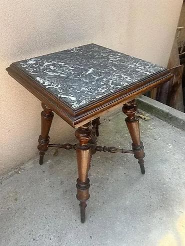 Stilski klub stolovi: Stari stilski ALT DEUTSCH salonski stočić / kafe sto 🪑✨ Stočić u na lalafo.rs — 1 Stilski klub stolovi: Stari stilski ALT DEUTSCH salonski stočić / kafe sto 🪑✨ Stočić u — 1