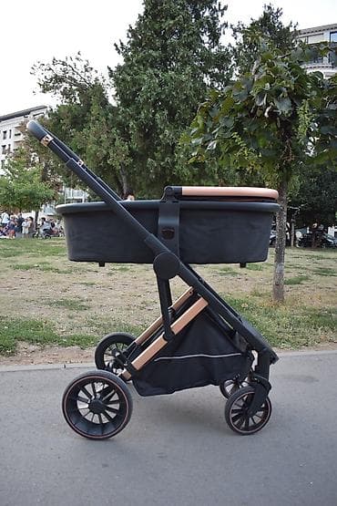 Kolica za bebe BBO 3 u 1 – crna sa zlatnim detaljima - black gold na lalafo.rs — 9 Kolica za bebe BBO 3 u 1 – crna sa zlatnim detaljima - black gold — 9