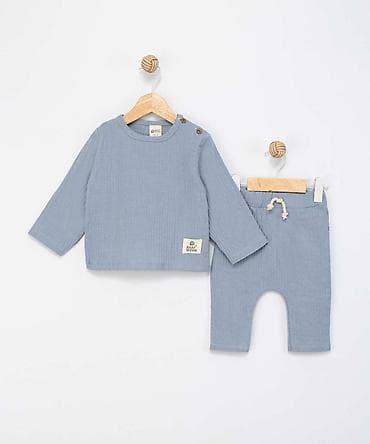 Bebi komplet (2 dela) – bluza i pantalone - Materijal: mekana na lalafo.rs Bebi komplet (2 dela) – bluza i pantalone - Materijal: mekana