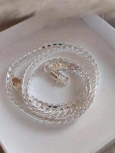 Srebrna ogrlica, žig 925 - Materijal: sterling srebro 925 (pečat/žig na lalafo.rs Srebrna ogrlica, žig 925 - Materijal: sterling srebro 925 (pečat/žig